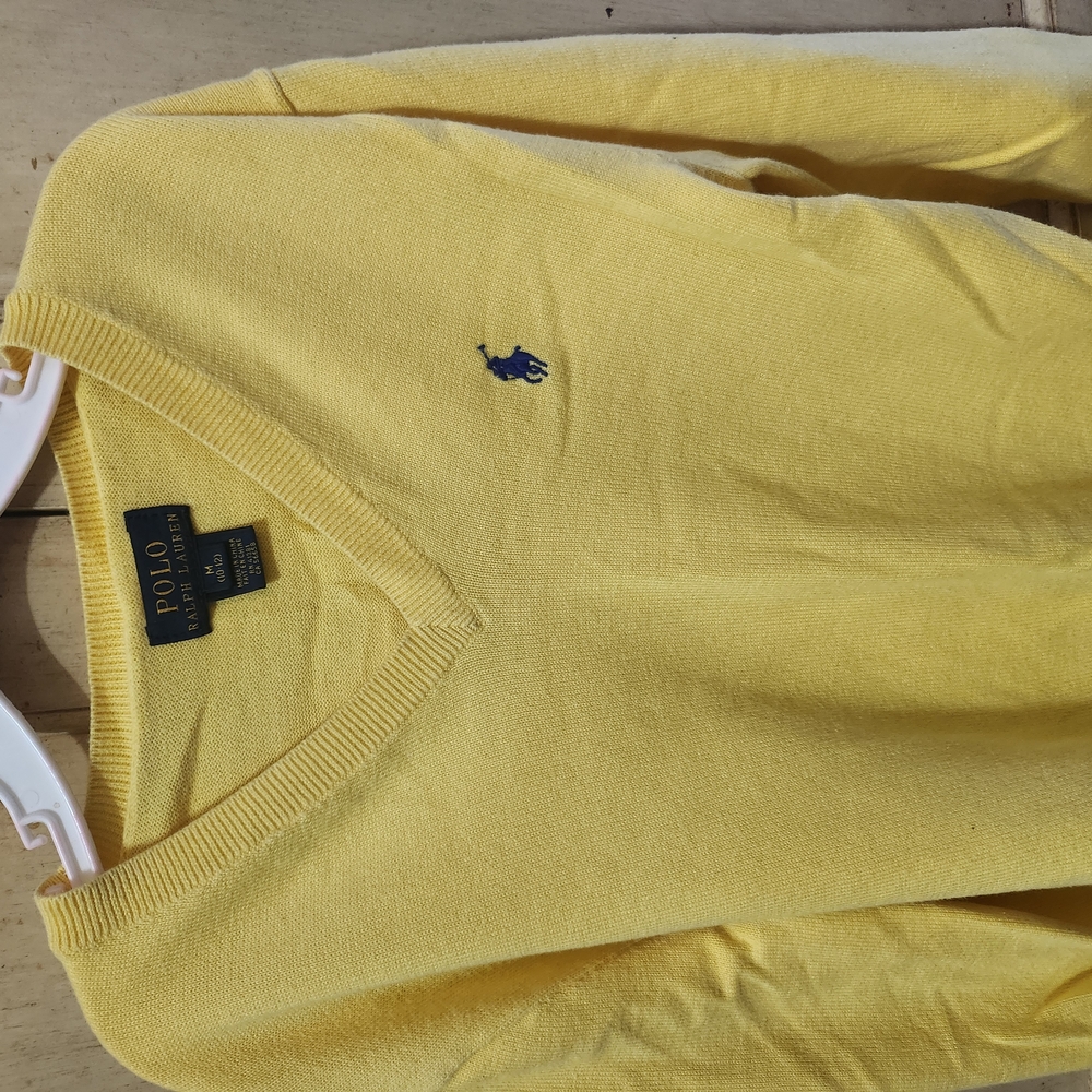 Polo by Ralph Lauren Men's Yellow Sweater